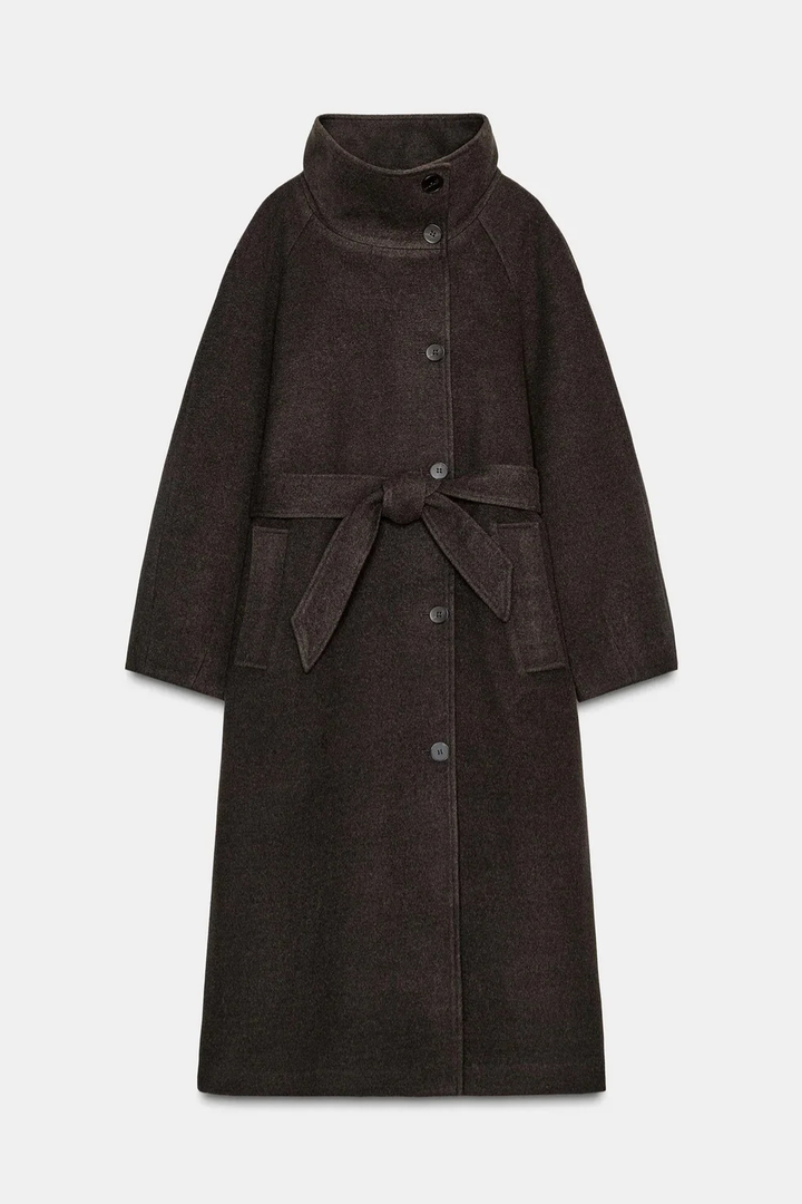 Lyran™ Wrap Coat with Collar