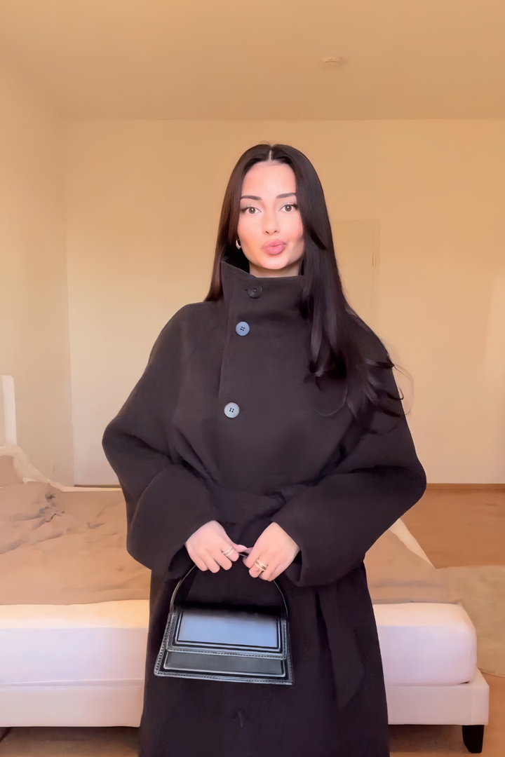 Lyran™ Wrap Coat with Collar