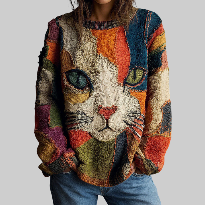 Zairon™ Artistic Knit Top