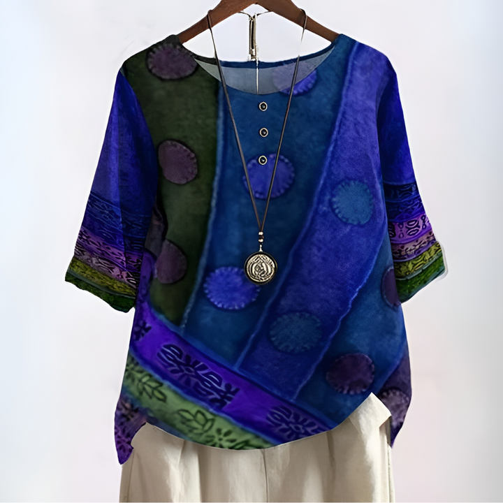 Marvella™ Bohemian V-Neck Shirt