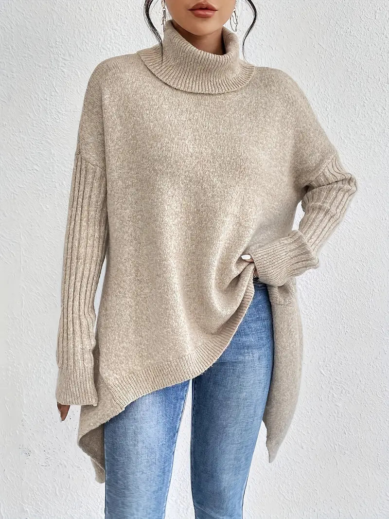 Sarvion™ Langer Turtleneck Sweater