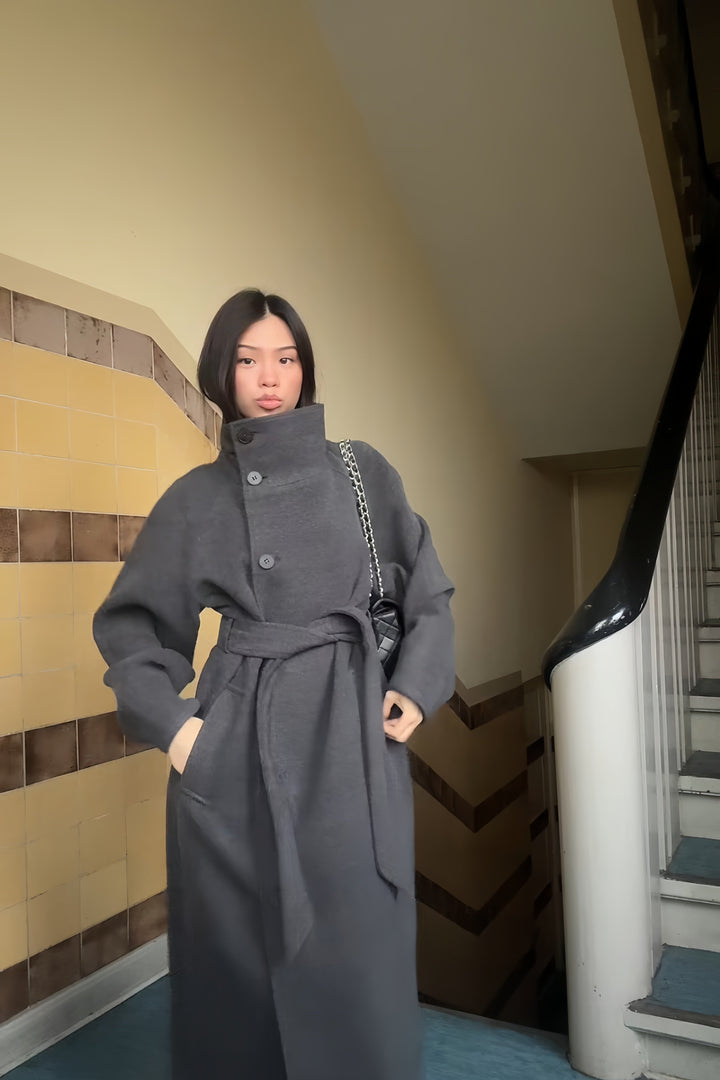 Lyran™ Wrap Coat with Collar