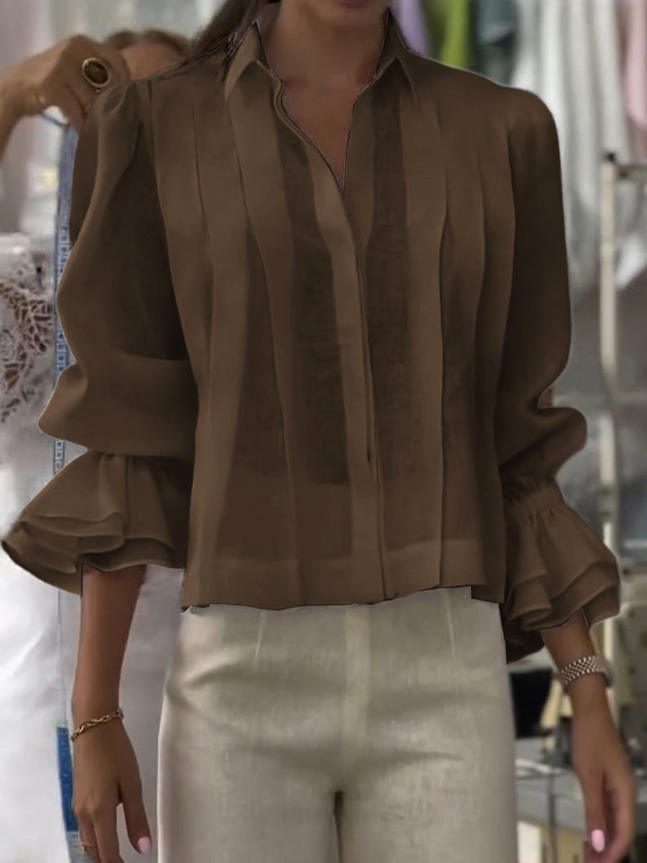 Orvianne™ blouse with pleats