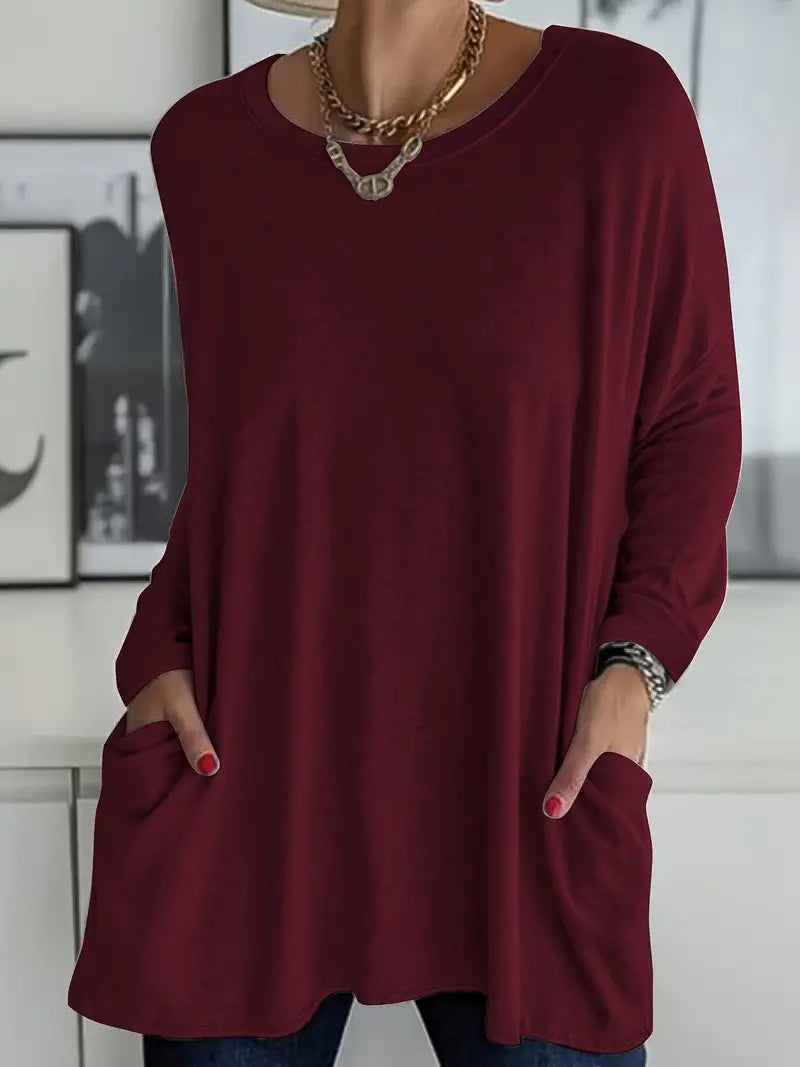 Clavien™ Long Knit Tunic
