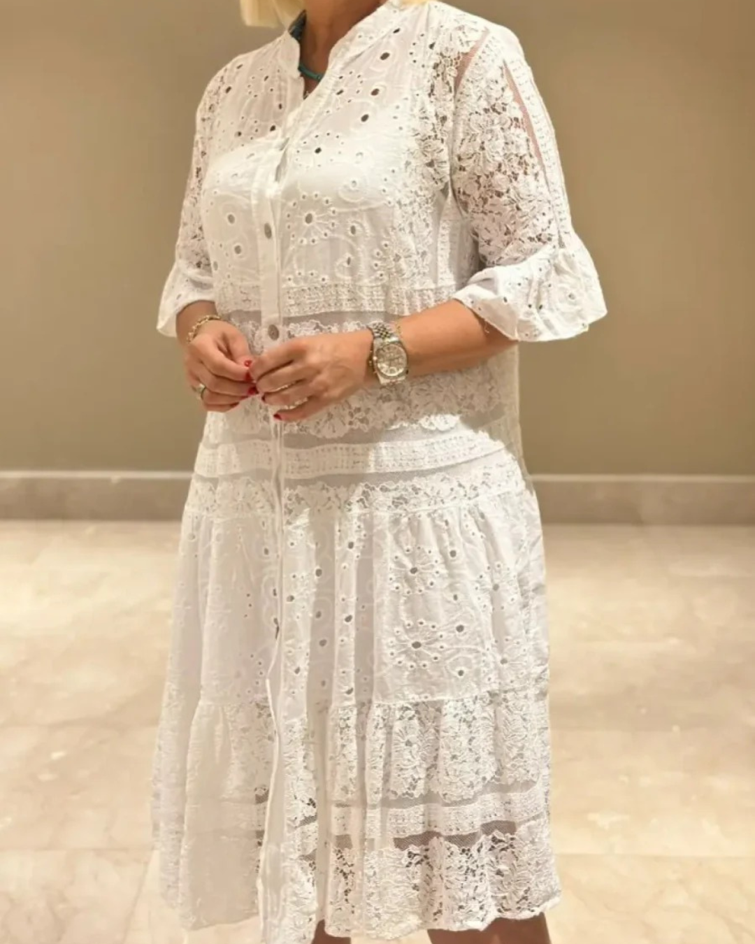 Cenavia™ Playful Lace Dress