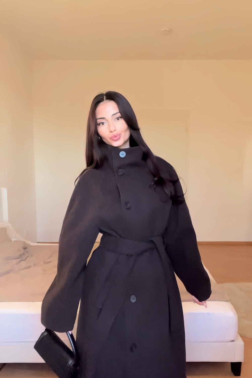 Lyran™ Wrap Coat with Collar
