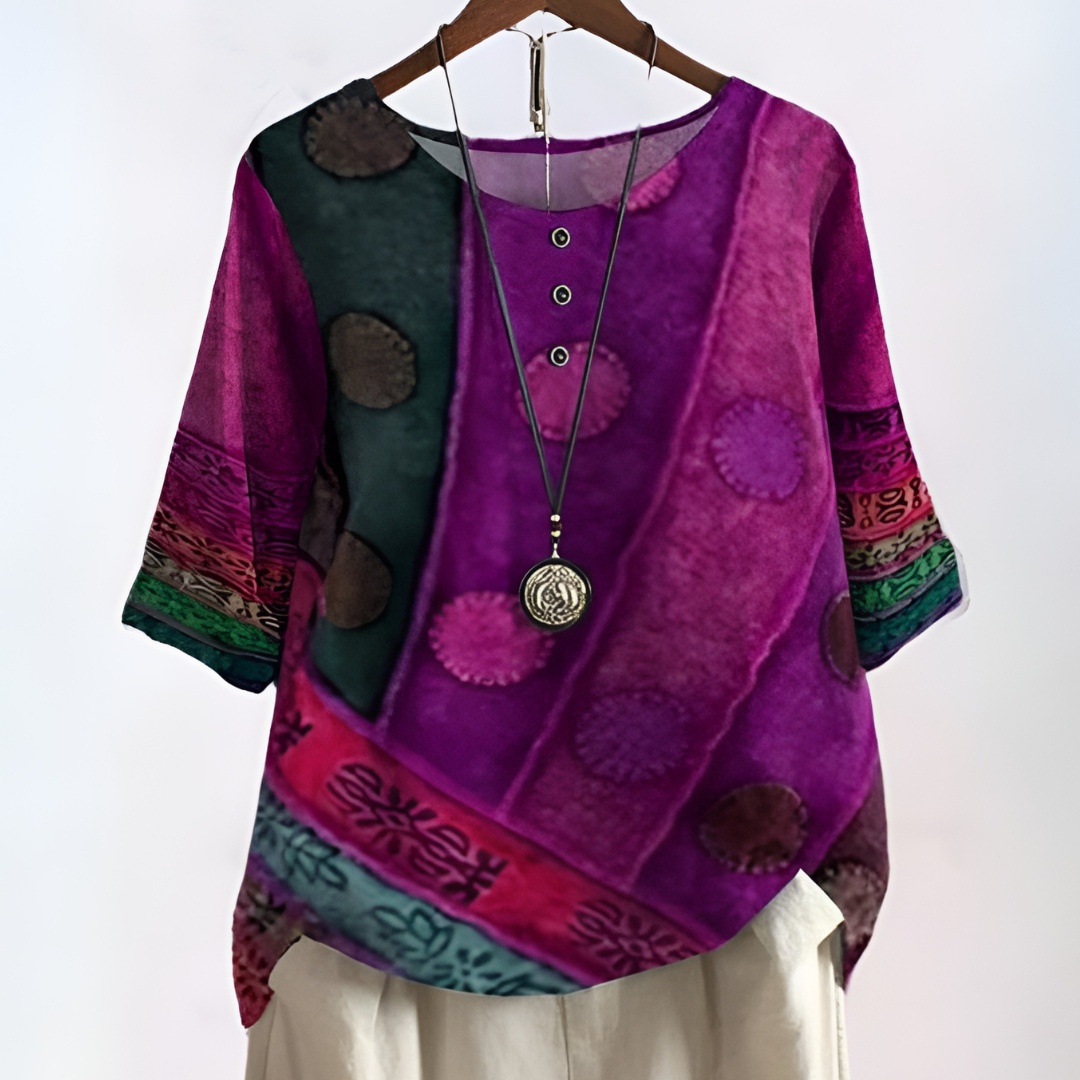 Marvella™ Bohemian V-Neck Shirt