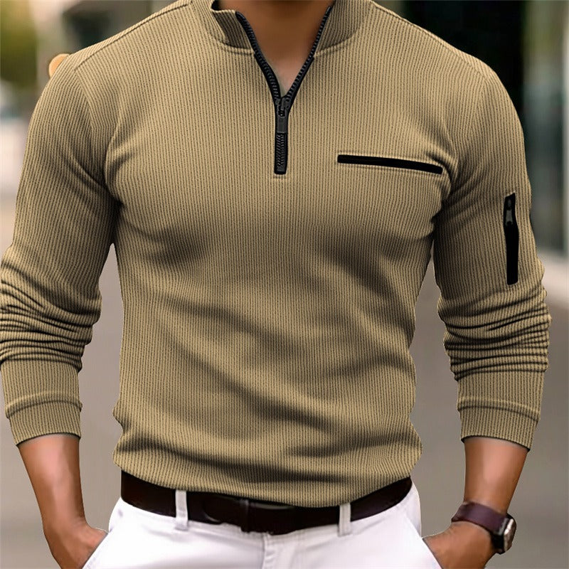 Relix™ long-sleeve zipper shirt