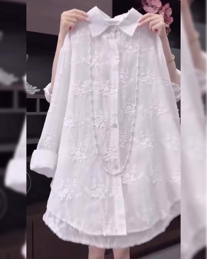 Emvora™ Embroidered Drop Shirt