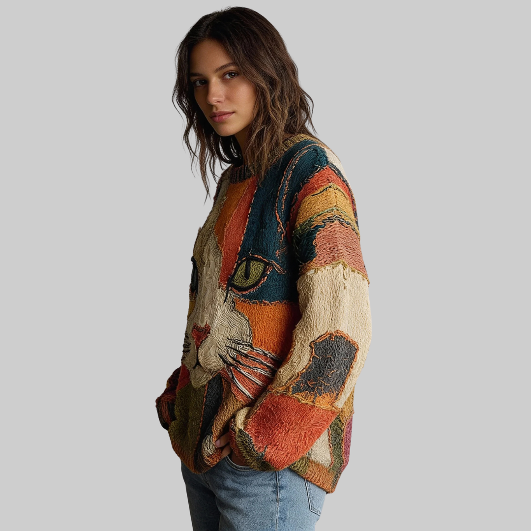 Zairon™ Artistic Knit Top