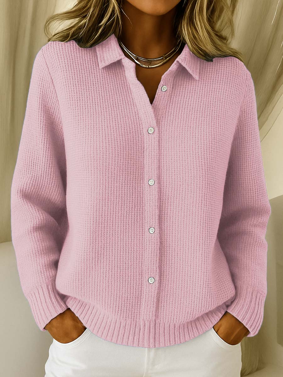 Elryn™ Button Knit Blouse