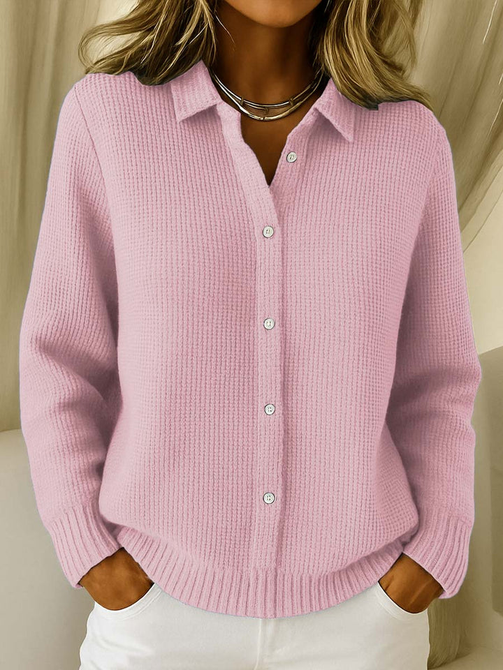 Elryn™ Button Knit Blouse