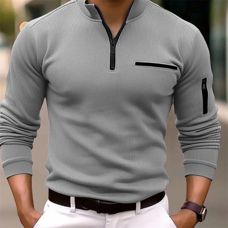 Relix™ long-sleeve zipper shirt