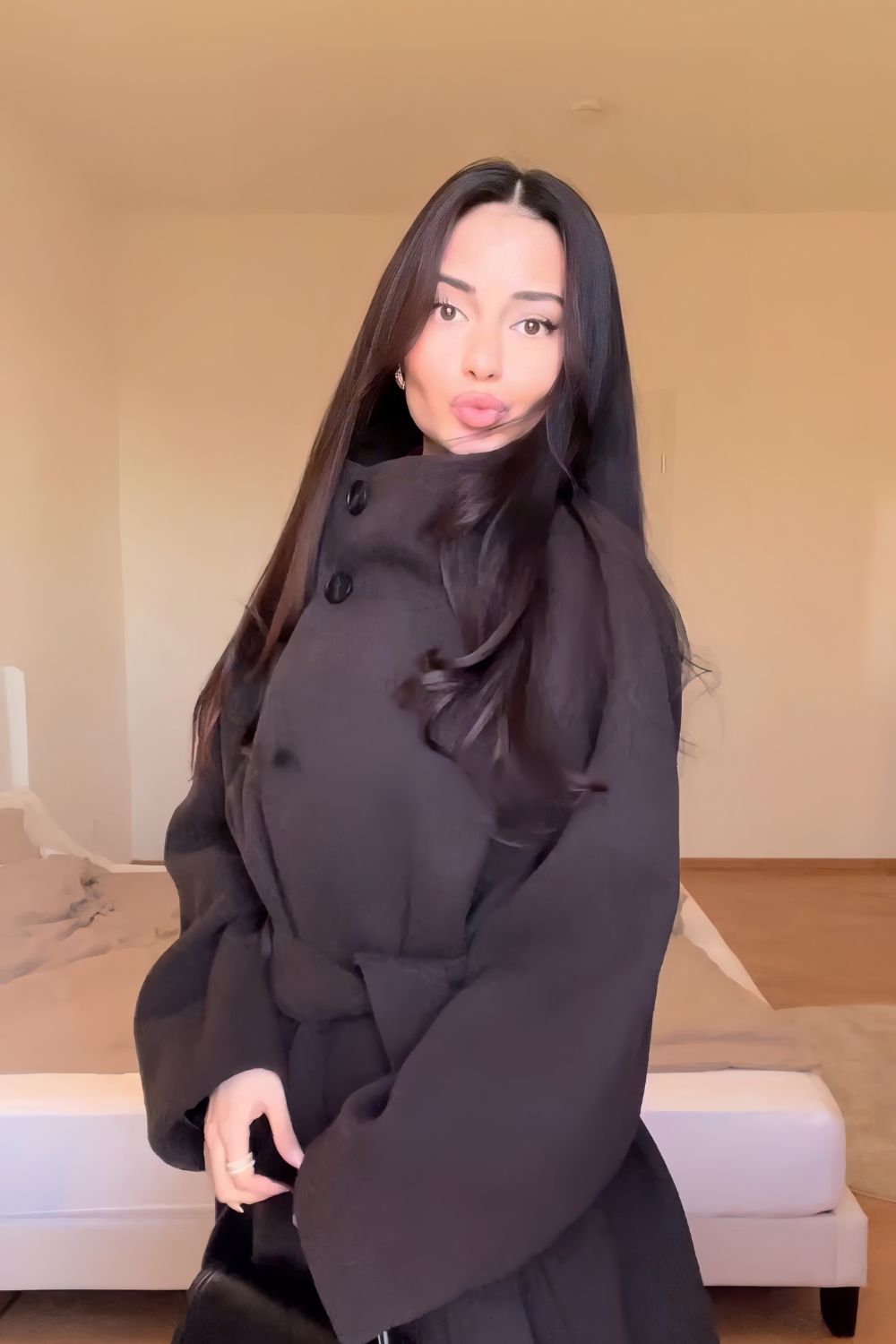 Lyran™ Wrap Coat with Collar