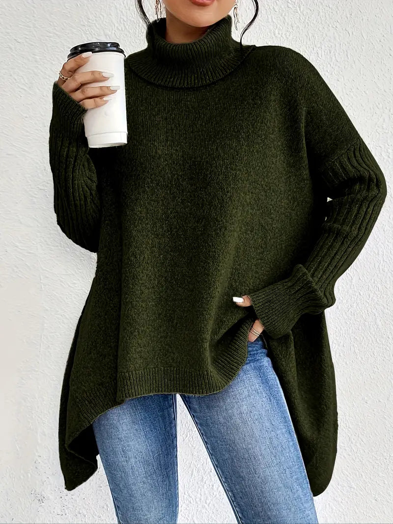 Sarvion™ Langer Turtleneck Sweater