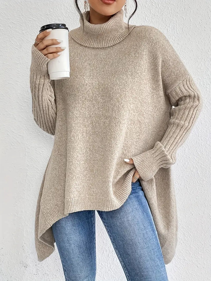 Sarvion™ Langer Turtleneck Sweater