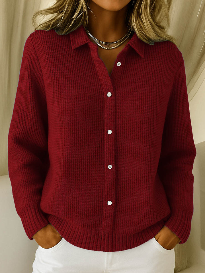 Elryn™ Button Knit Blouse