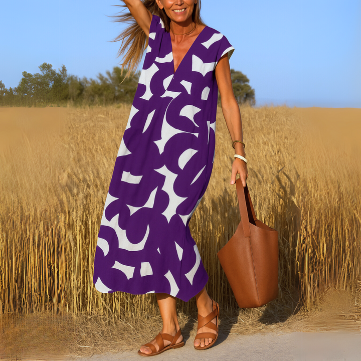 Carixa™ Elegant V-Neck Dress