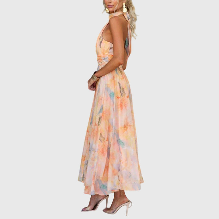 Celvra™ Halter Maxi Dress