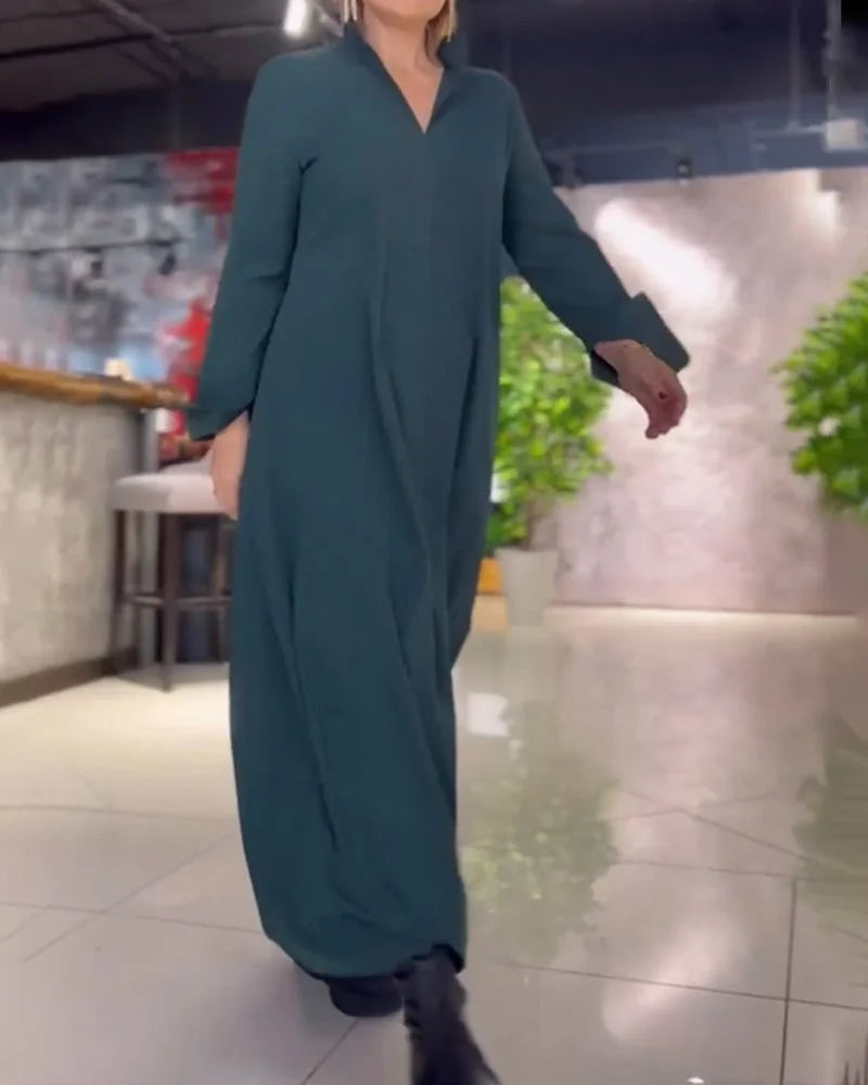Druvelis™ Long Dress with Slit