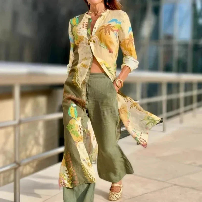 Caelis™ Elegant Two-Piece Set with Coordinated Look