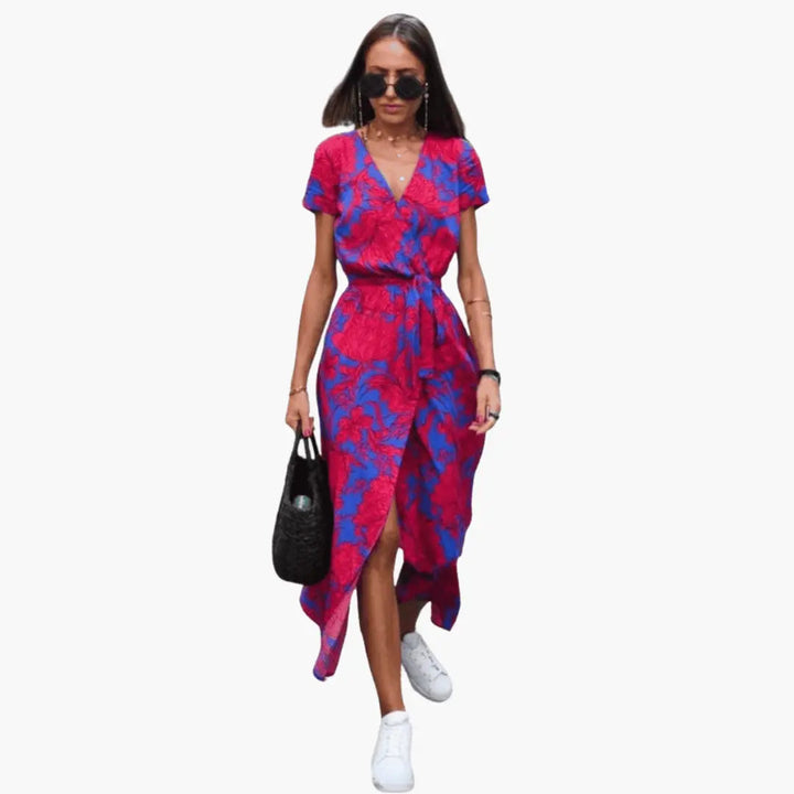 Calista™ Elegant Wrap Dress