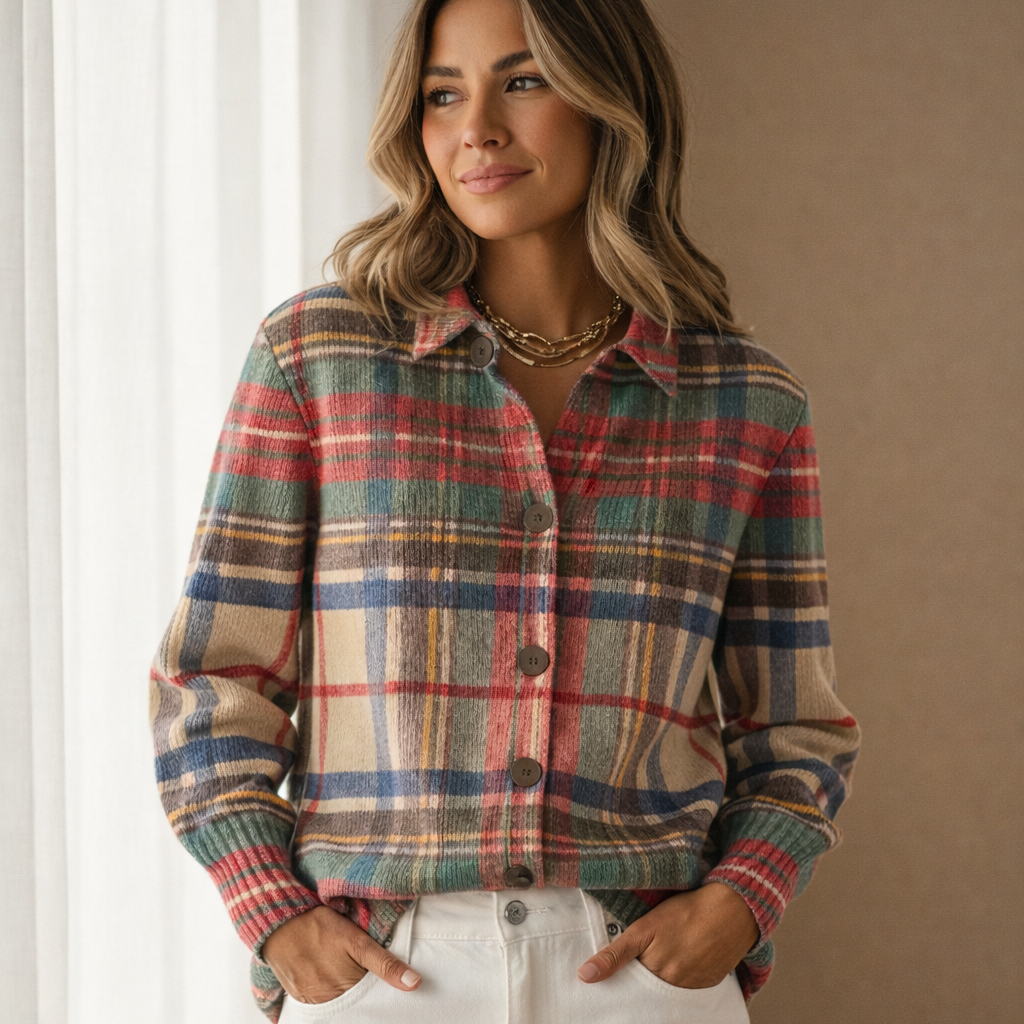 Milra™ Checked Blouse