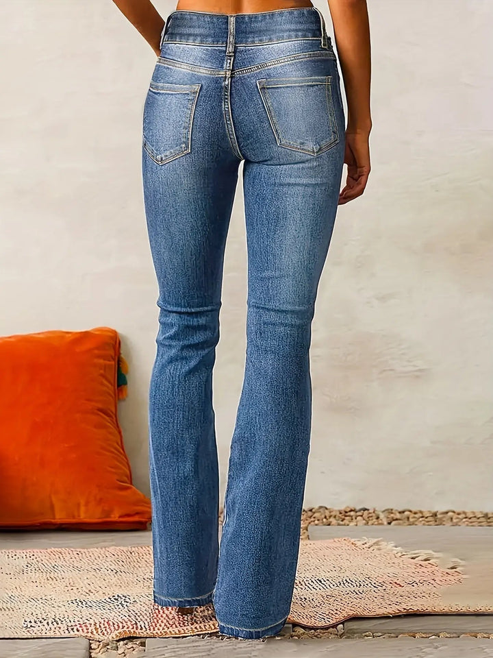 Esra™ High-Waisted Flared Jeans