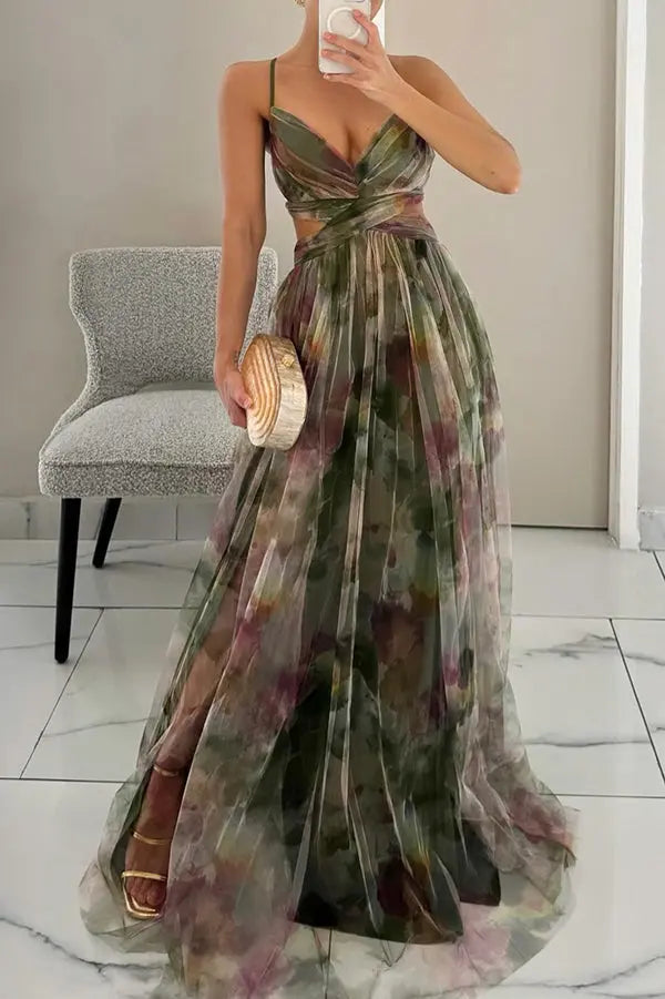 Fenja™ Long Dress with Floral Design