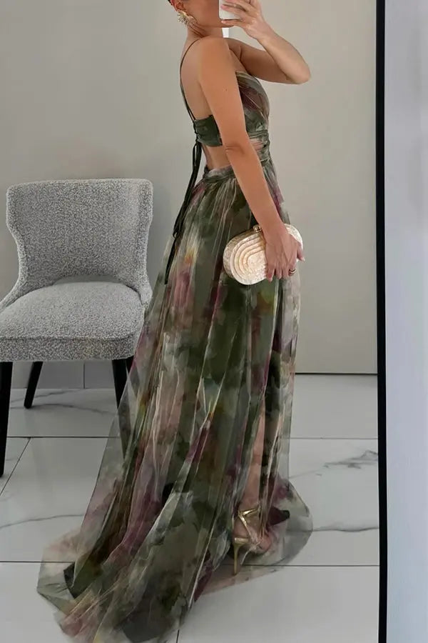 Fenja™ Long Dress with Floral Design