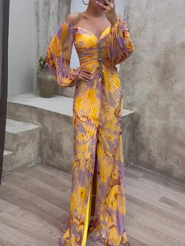 Glorina™ Strappy Dress in Feminine Style