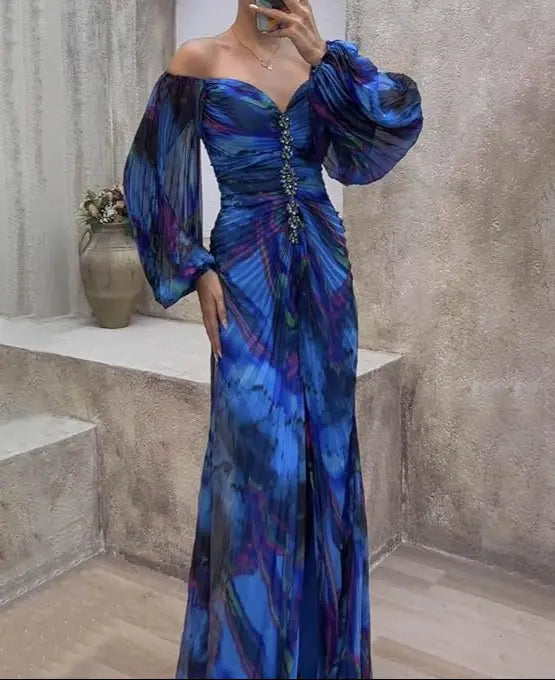 Glorina™ Strappy Dress in Feminine Style
