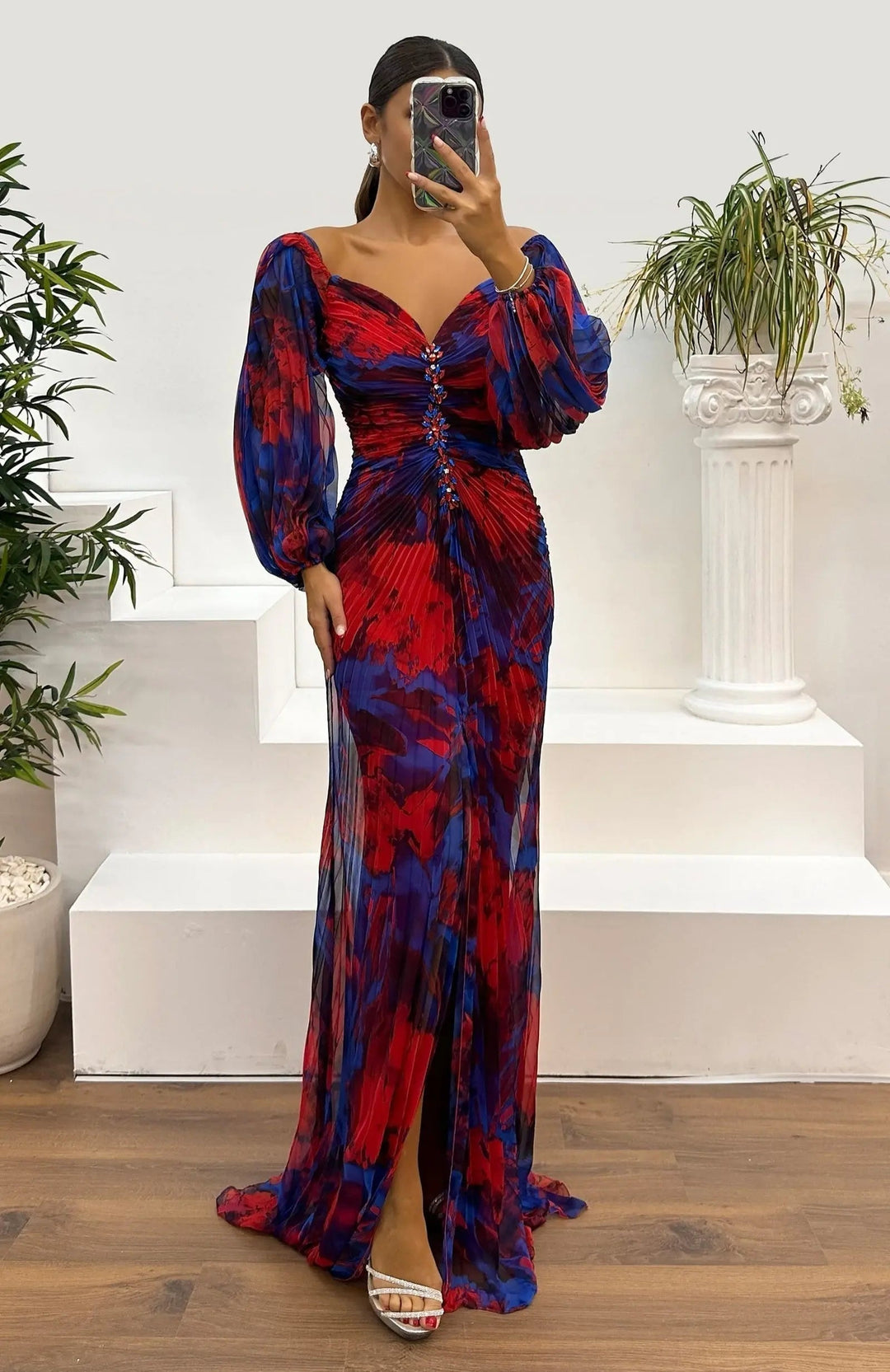 Glorina™ Strappy Dress in Feminine Style