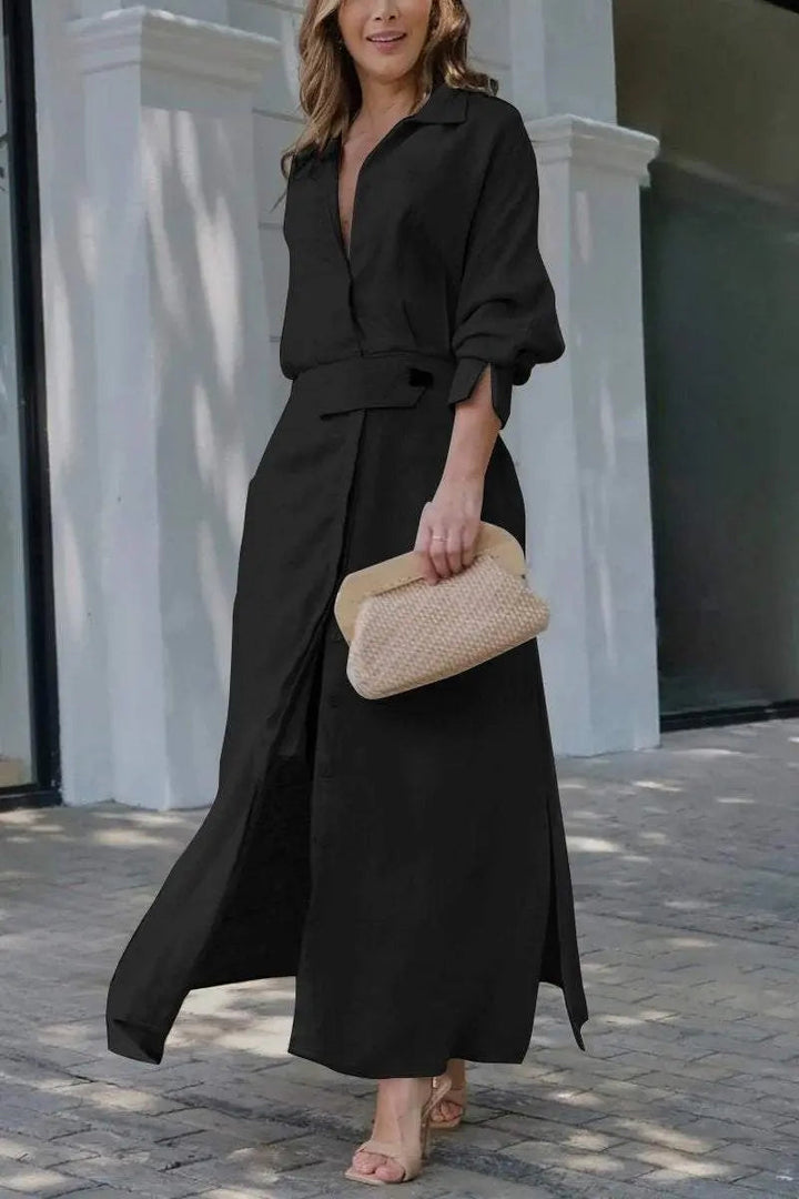 Jeanina™ maxi dress with V-neckline