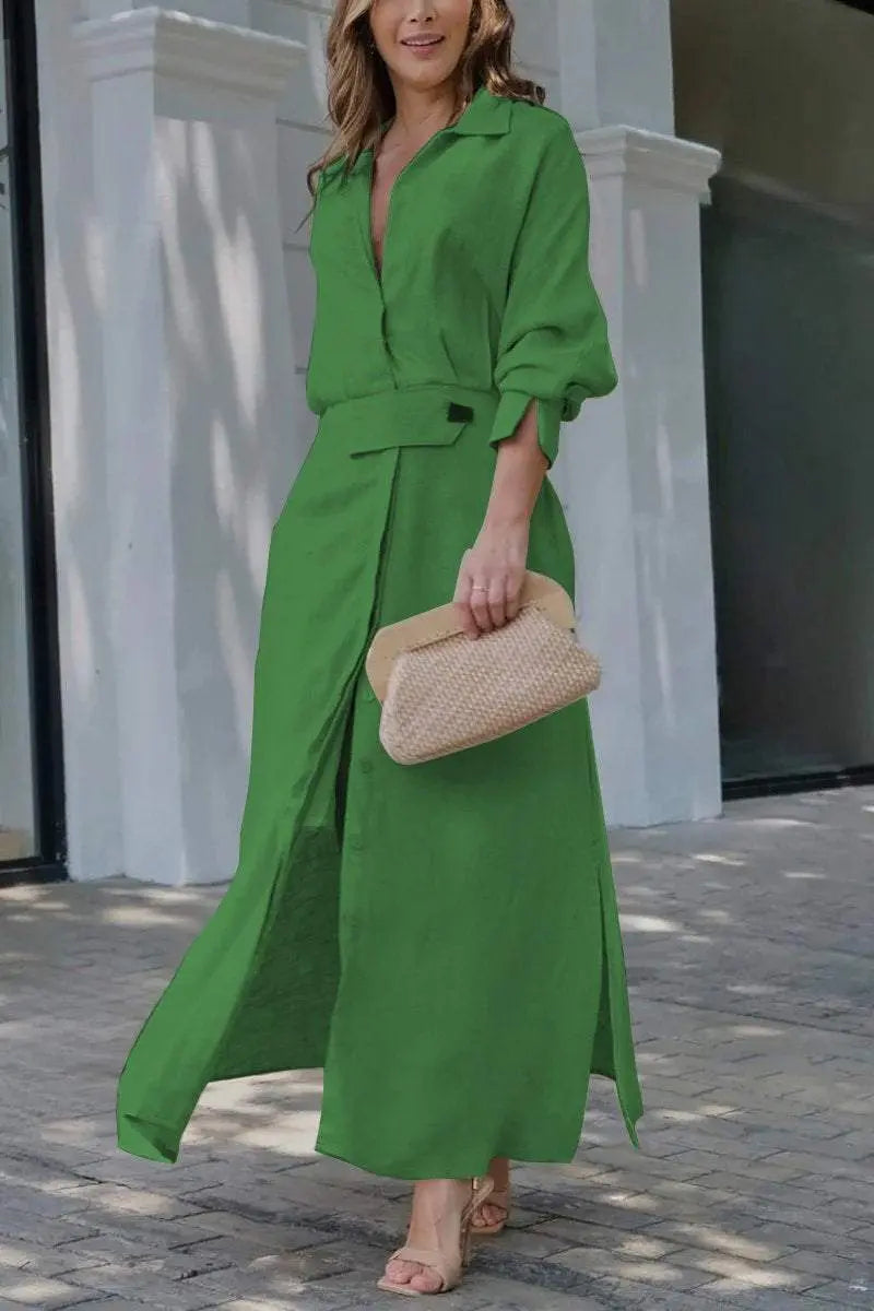 Jeanina™ maxi dress with V-neckline