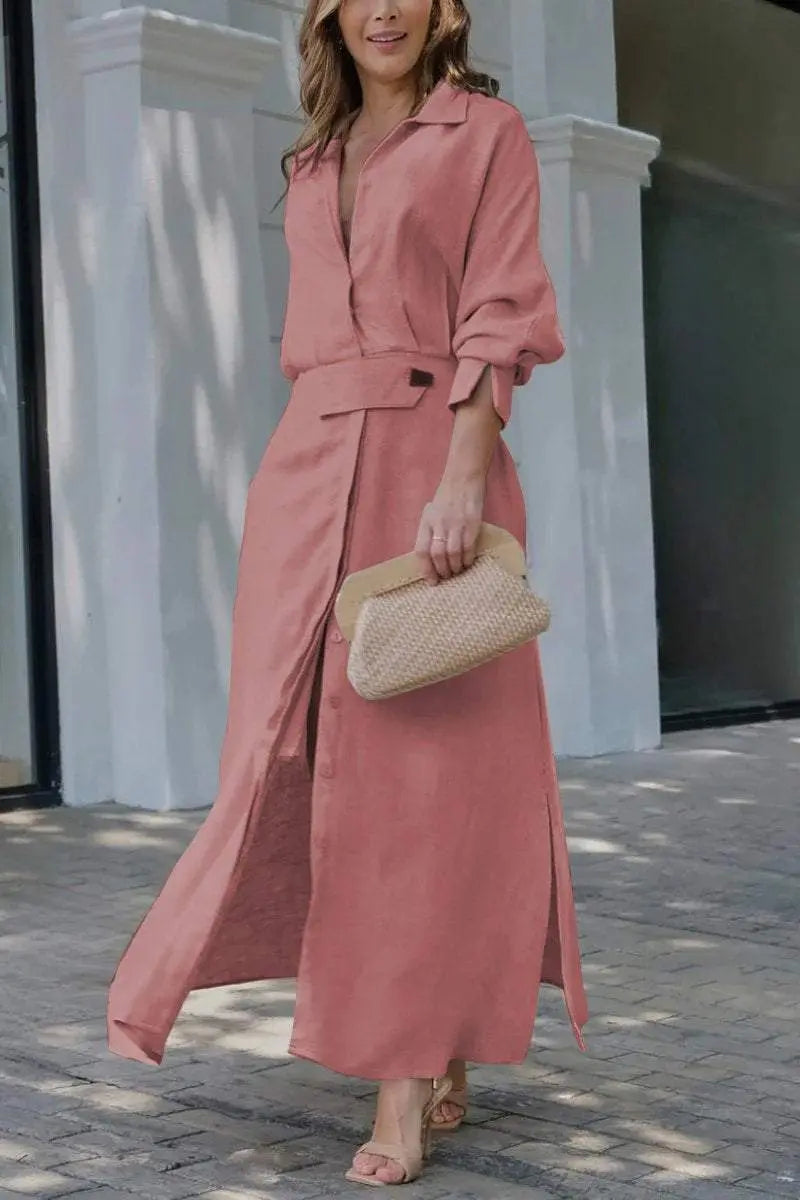 Jeanina™ maxi dress with V-neckline