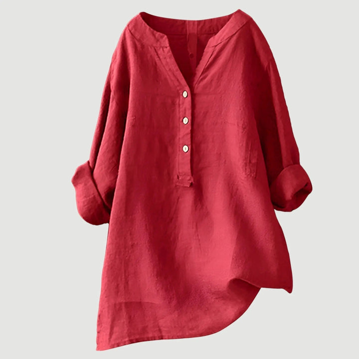Lero™ Airy Shirt with Button Placket