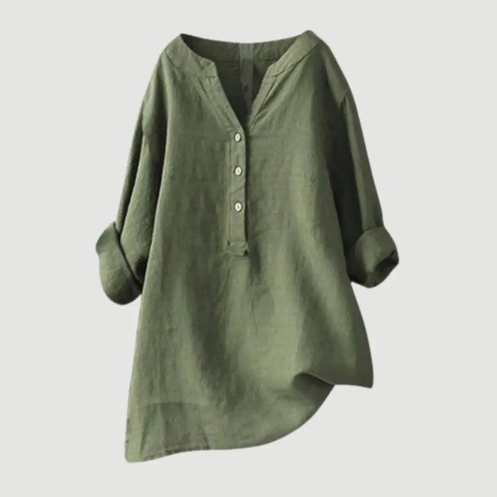 Lero™ Airy Shirt with Button Placket