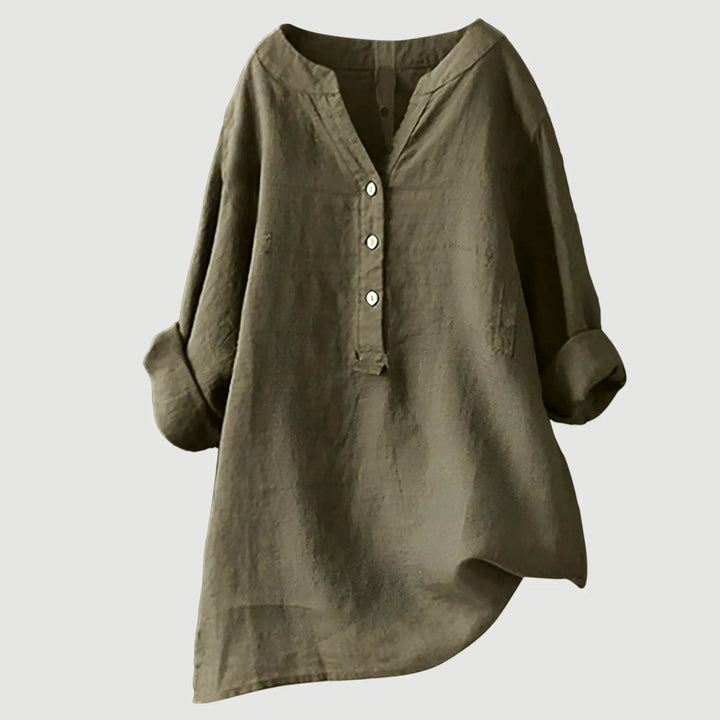 Lero™ Airy Shirt with Button Placket
