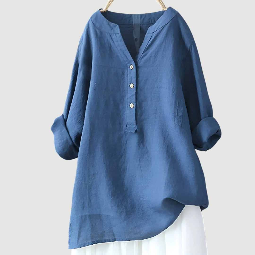Lero™ Airy Shirt with Button Placket