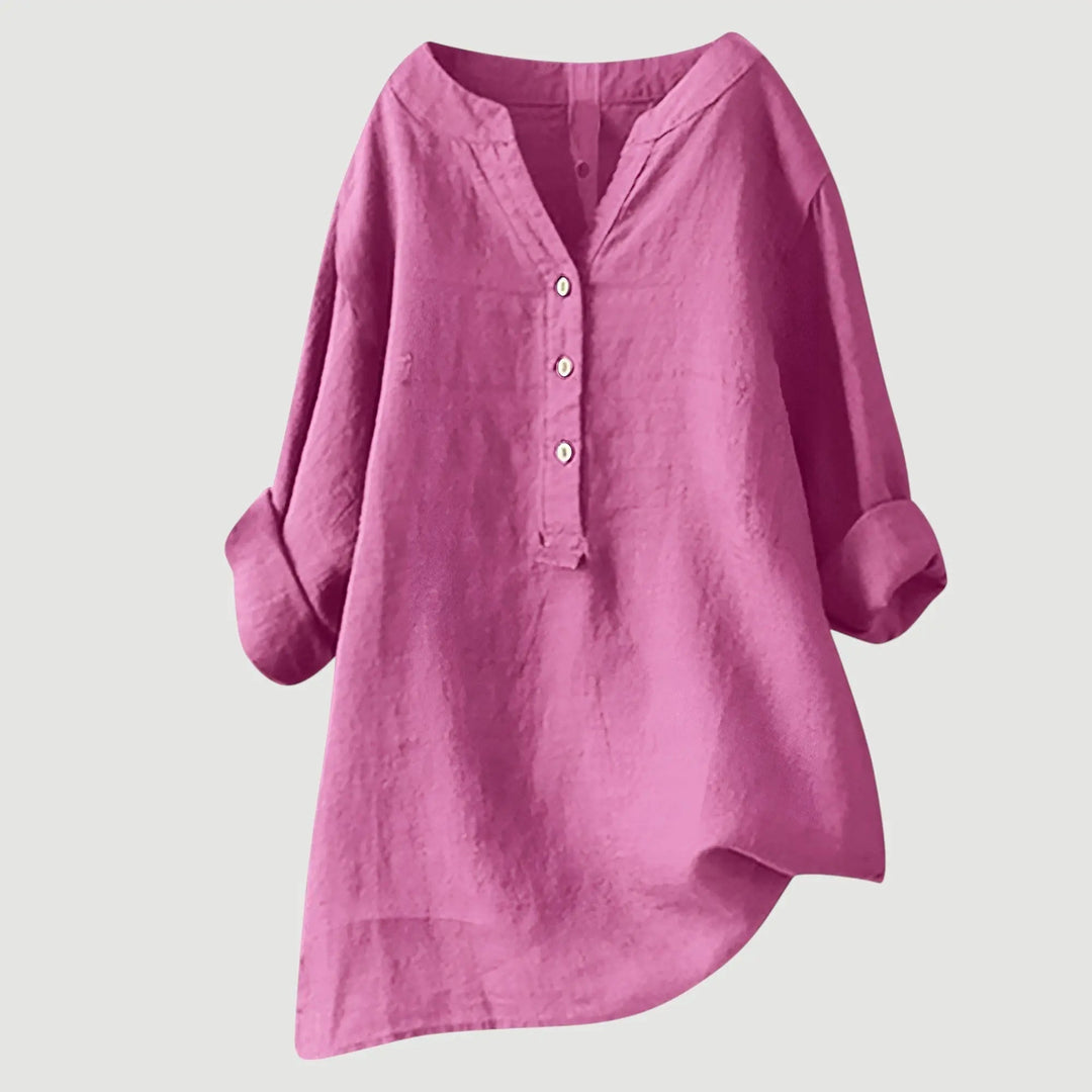 Lero™ Airy Shirt with Button Placket