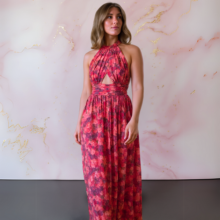 Lumina™ dress with elegant floral print