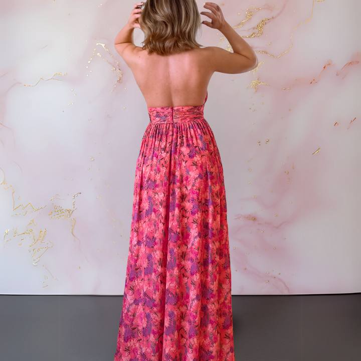 Lumina™ dress with elegant floral print