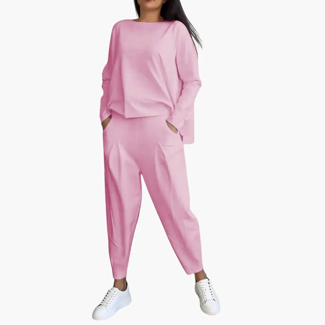 Marla™ Two-Piece Set with Crew Neck