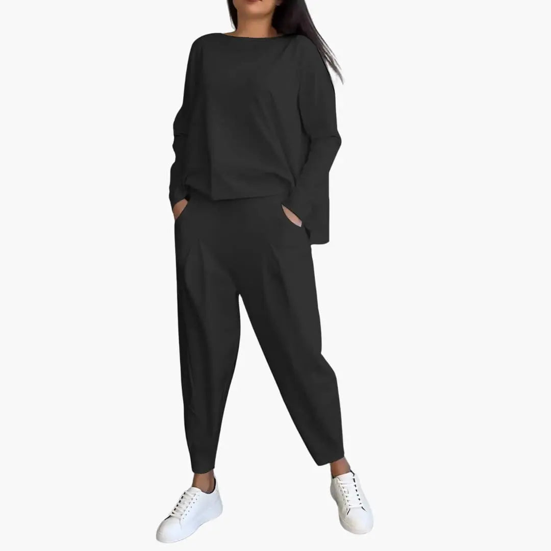 Marla™ Two-Piece Set with Crew Neck