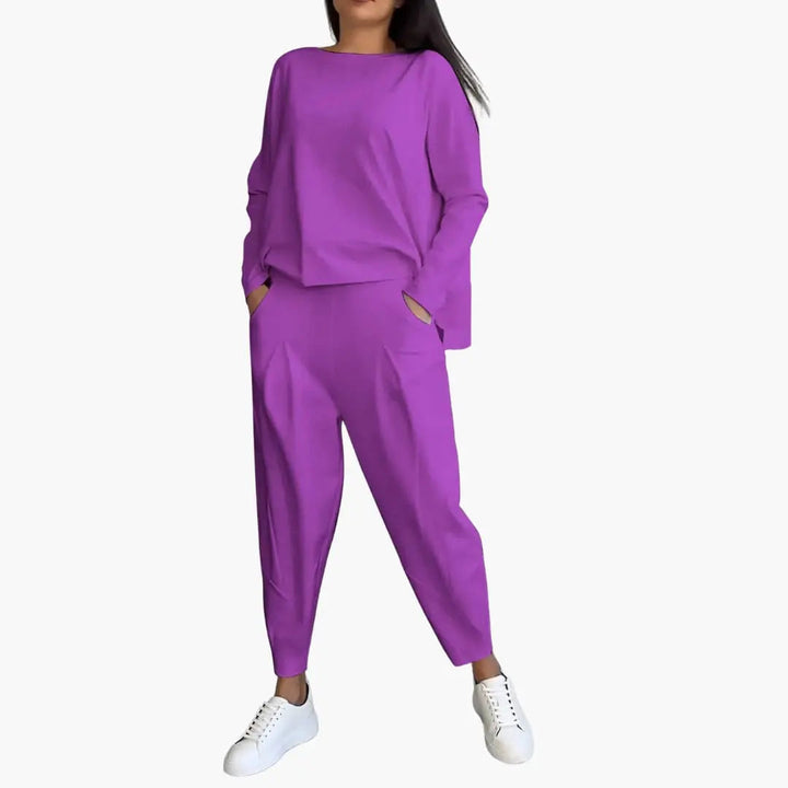 Marla™ Two-Piece Set with Crew Neck