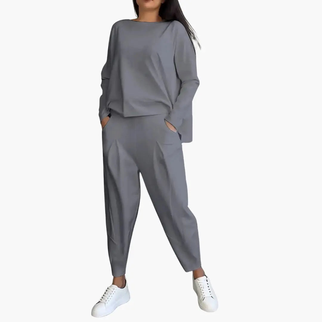 Marla™ Two-Piece Set with Crew Neck