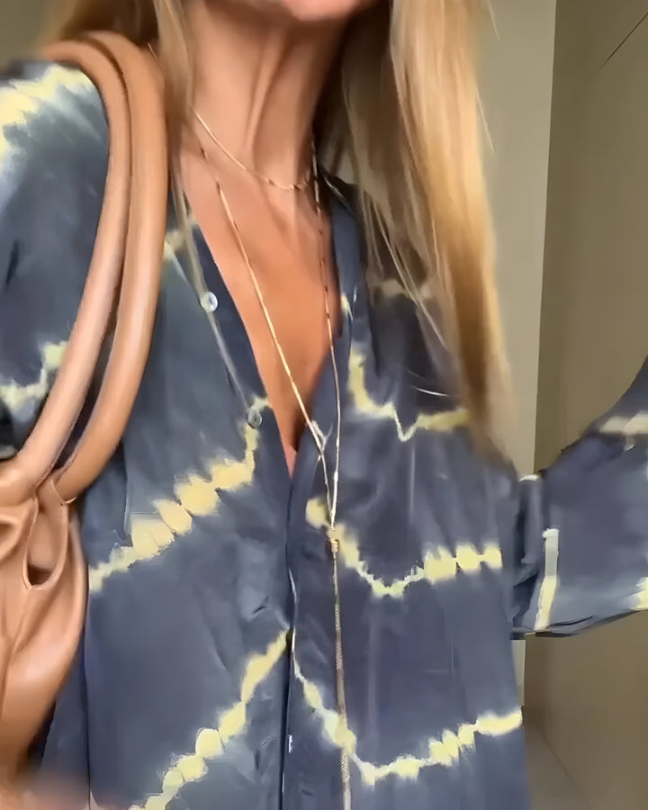 Maly™ Striped Maxi Boho Dress