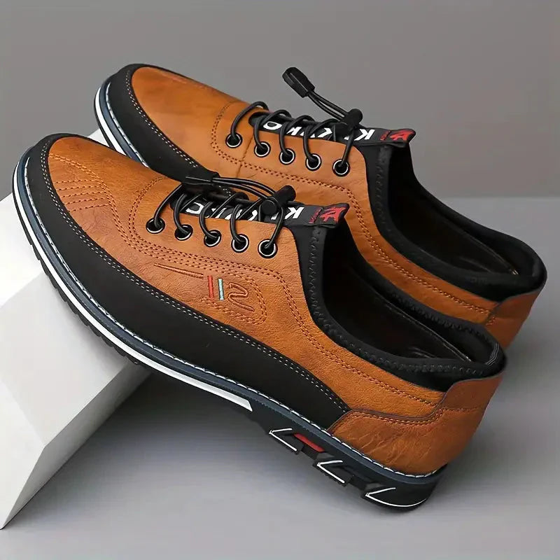 Marviero™ Handmade Oxford Lace-up Shoes