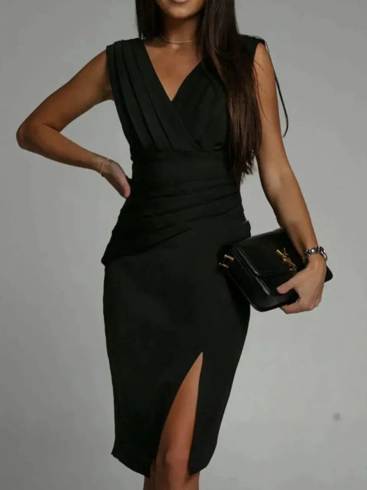 Mirabel™ Feminine Dress with V-Neckline
